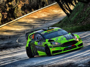 Aksi 'Liar' Valentino Rossi di Monza Rally Show 2015