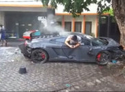 Video Pasca Lamborghini Tabrak Tukang Susu