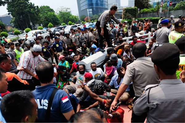 LBH Jakarta Kecam Pembubaran Paksa Demo Aliansi Mahasiswa Papua