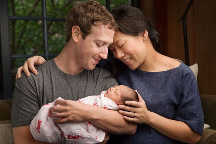 Selamat Istri Mark Zuckerberg Melahirkan Anak Pertamanya