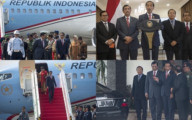 Kepulangan Jokowi dari Prancis