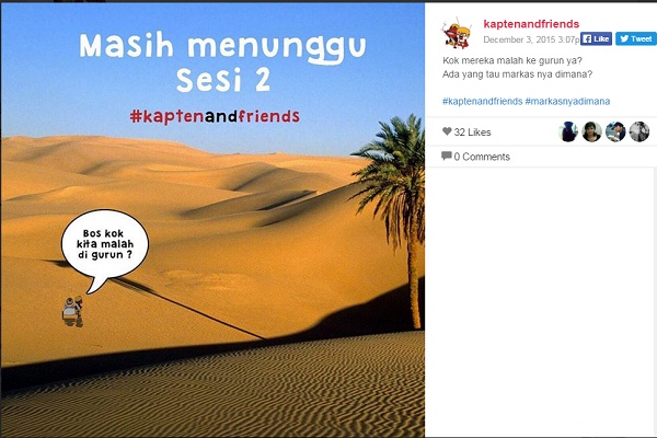 Kapten and friends Komik Indonesia dengan Rasa Rendang