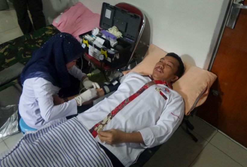 DWP Kemenpora Gelar Donor Darah dan IVA