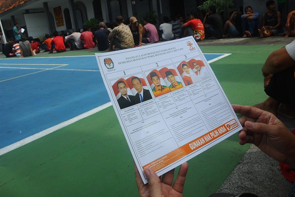 72 Napi Cebongan Ikut Mencoblos