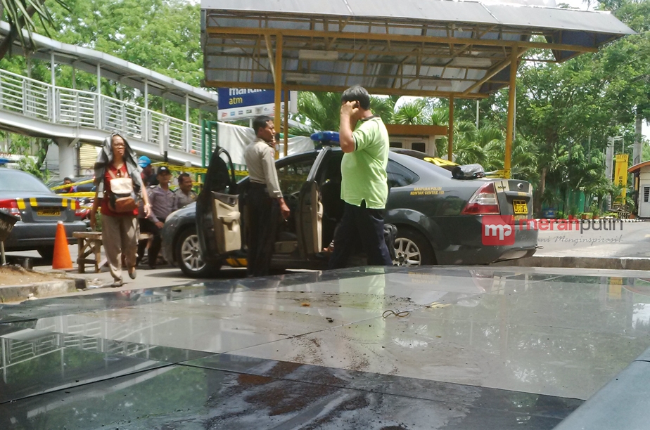TKP Penusukan Driver Go-Jek Dijaga Ketat Polisi