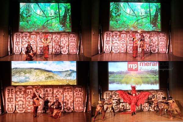 Teater Cahaya dari Papua, Kisah Teror Naga Jahat