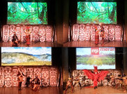 Teater Cahaya dari Papua, Kisah Teror Naga Jahat