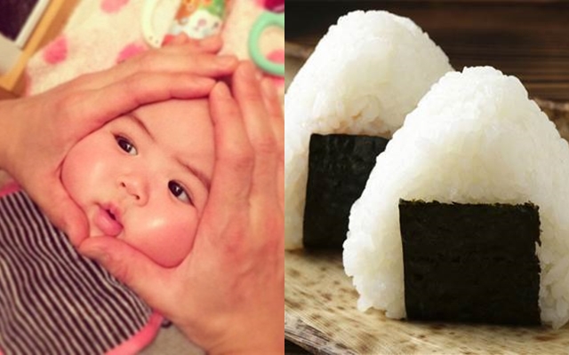 Tren Jepang: Foto Wajah Bayi ala Nasi Kepal Bikin Gemes