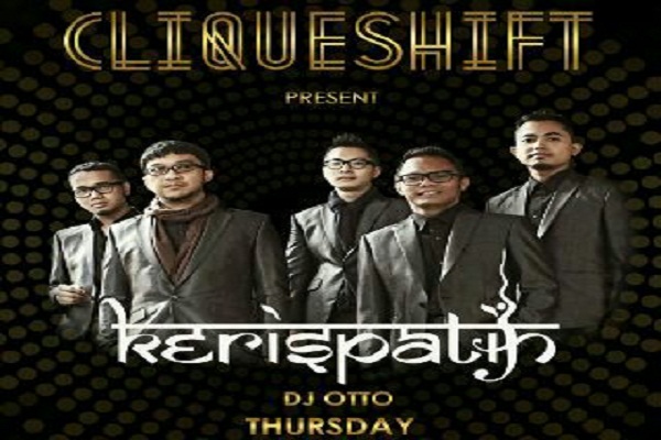 Kerispatih Siap Gebrak Clique Bar Kamis 17 Desember