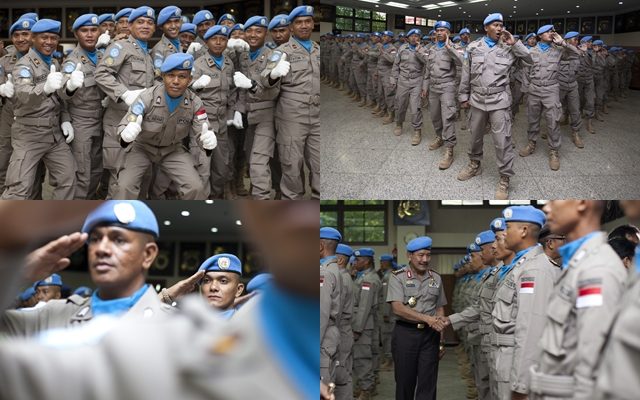 Pemberangkatan Satgas FPU Indonesia VIII
