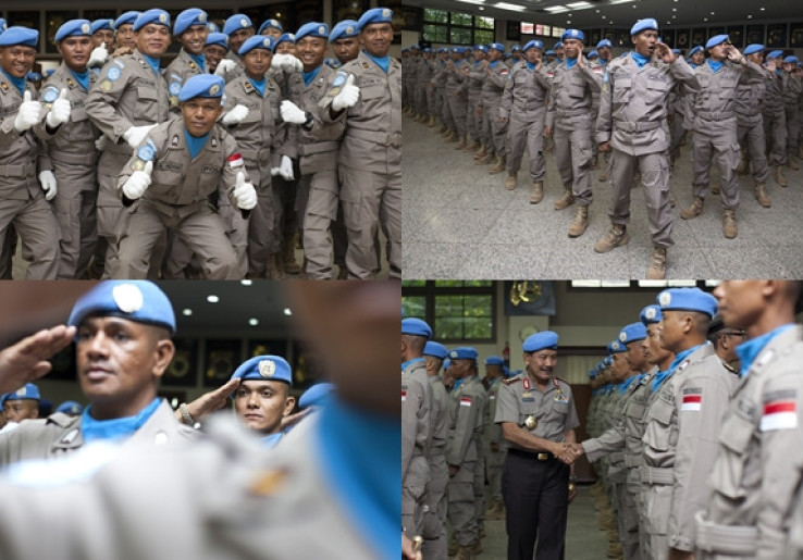 Pemberangkatan Satgas FPU Indonesia VIII