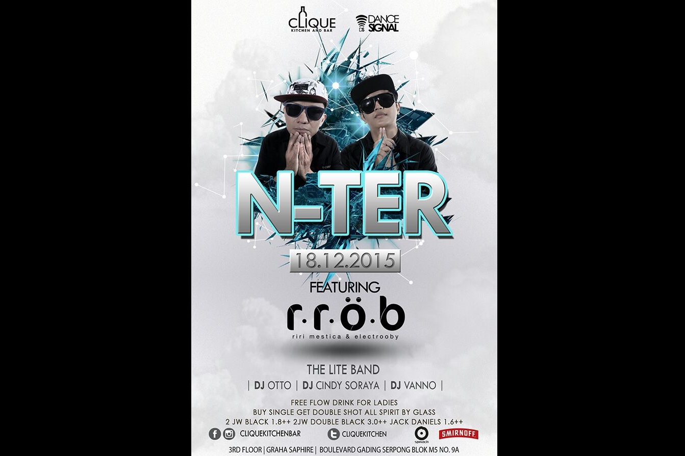 DJ Riri & Electrooby Siap Hentakkan Clique Bar