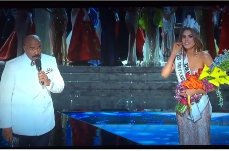 Penyesalan Steve Harvey Salah Sebut Pemenang Miss Universe 2015