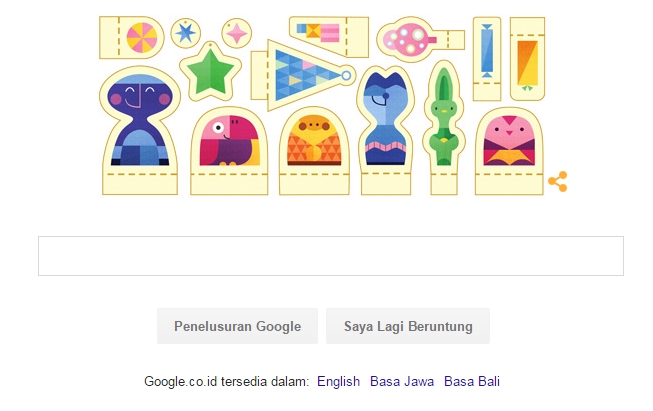 Google Doodle Sambut Liburan Panjang Akhir Tahun