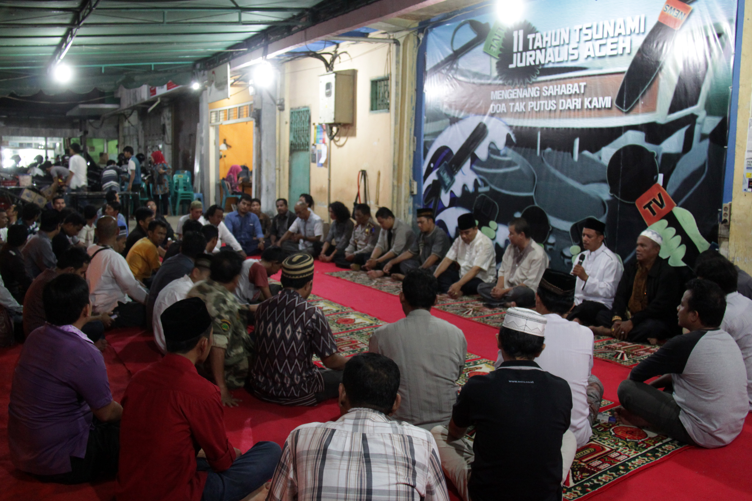 Doa Wartawan Aceh untuk Korban Tsunami 