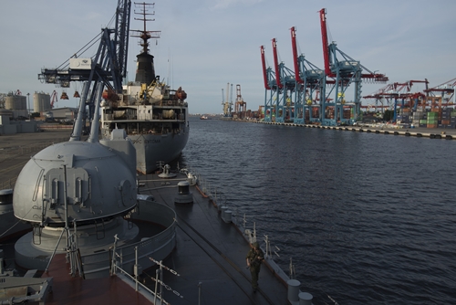 Kedatangan Kapal Perang Rusia Destroyer 'Bystriy'