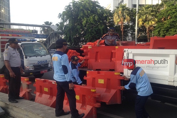 Jalan Sudirman-Thamrin Resmi Ditutup