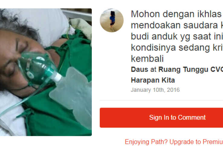 Sakit Jantung, Kondisi Budi Anduk Kritis