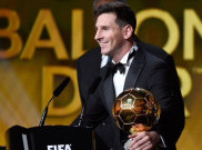 Sabet Ballon d'Or, Lionel Messi Puas Kalahkan Cristiano Ronaldo