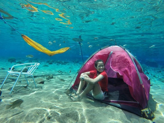 Umbul Ponggok, Sensasi Menyelam Sambil Pemotretan