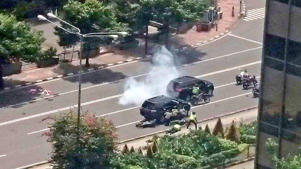 Video Detik-Detik Ledakan di Sarinah Thamrin