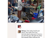 Santai, Abang Satai Jualan di Area Teror Bom Sarinah