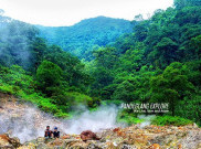 Keeksotisan Kawasan Belerang di Kawah Gunung Pulosari