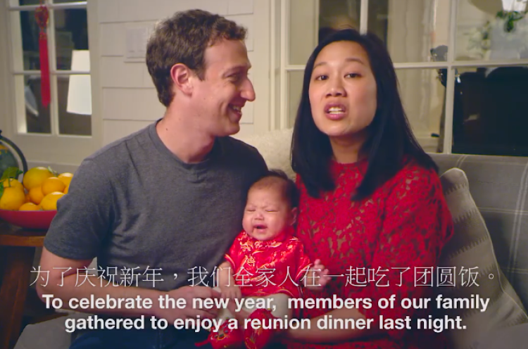 Fasih Berbahasa Mandarin, Mark Zuckerberg Ucapkan Selamat Imlek