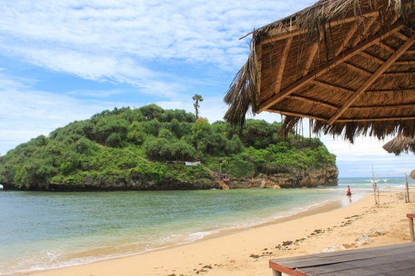 Pesona Keindahan Pantai Drini Gunugkidul Yogyakarta