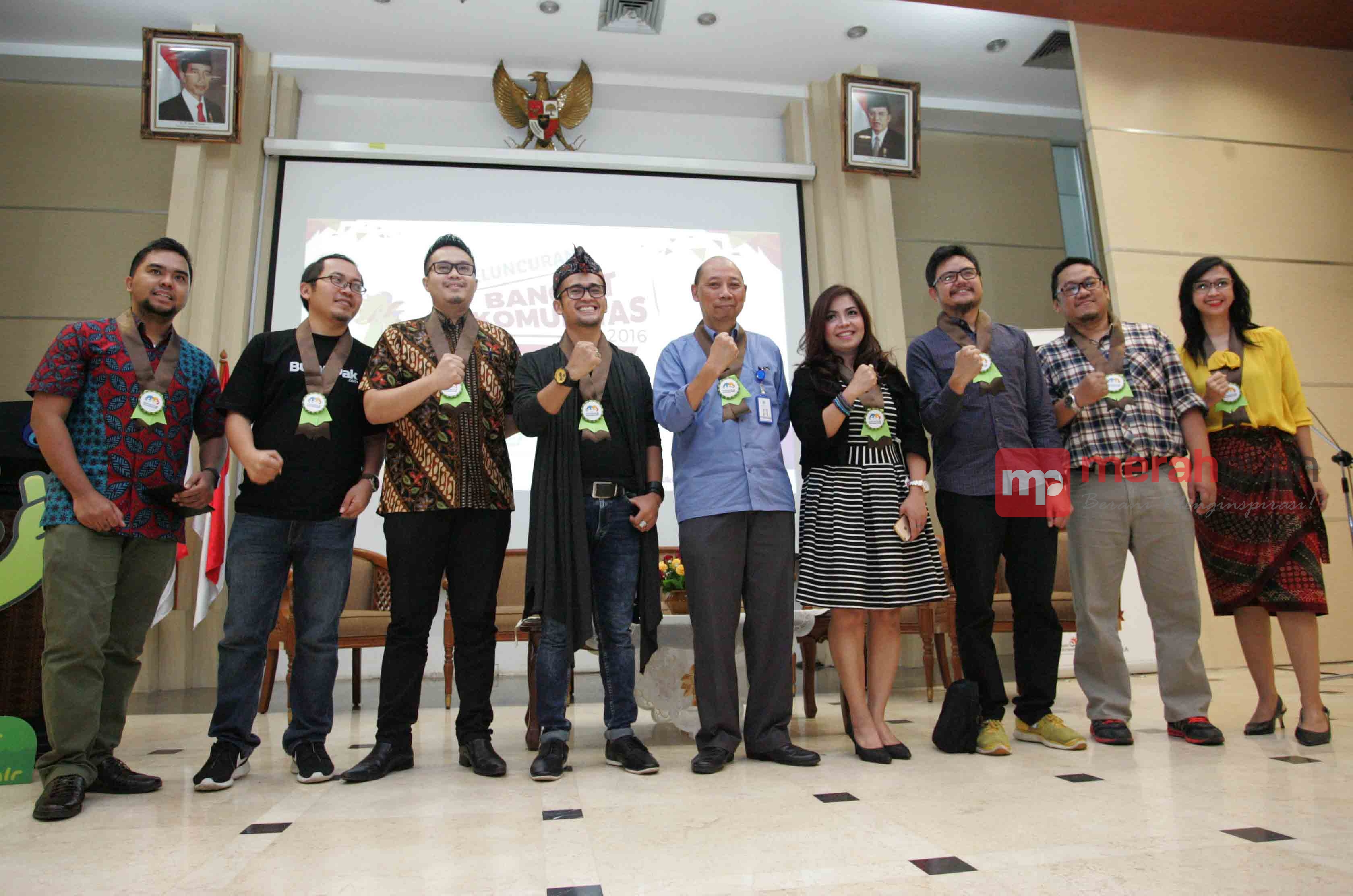 Suasana Peluncuran Bangkit Komunitas 2016