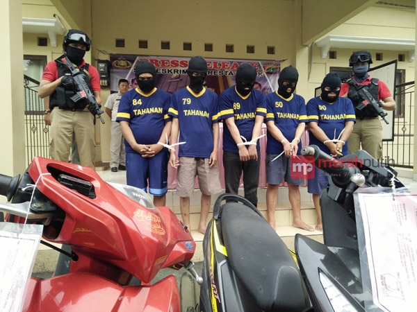 Polresta Depok Ciduk Komplotan Curanmor Asal Lampung