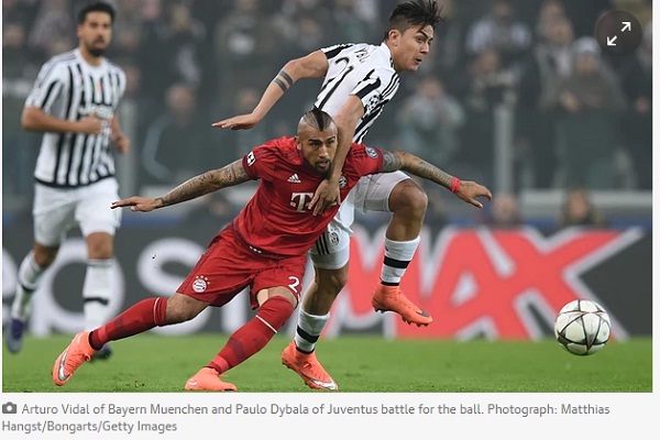 Juventus Tahan Imbang Bayern Munchen di Turin