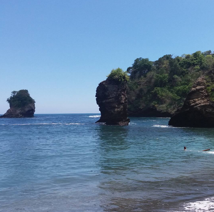 Rasakan Debur Ombak di Pantai Licin, Malang