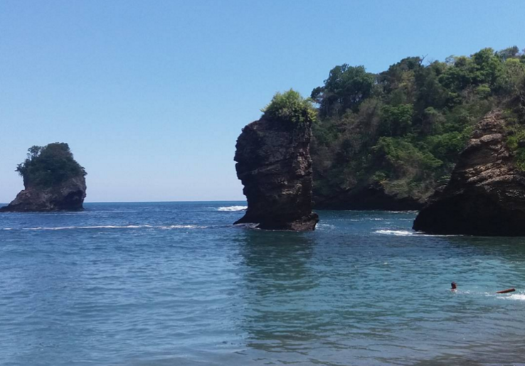 Rasakan Debur Ombak di Pantai Licin, Malang
