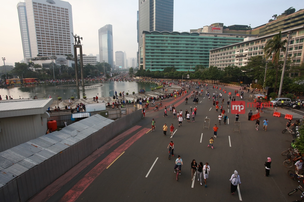 Kemeriahan Car Free Day Jakarta Awal Maret