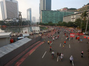 Kemeriahan Car Free Day Jakarta Awal Maret
