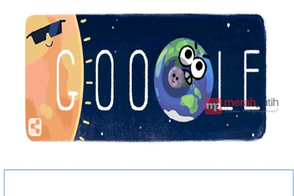 Google Doodle Rayakan Gerhana Matahari Total
