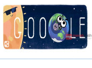Google Doodle Rayakan Gerhana Matahari Total 
