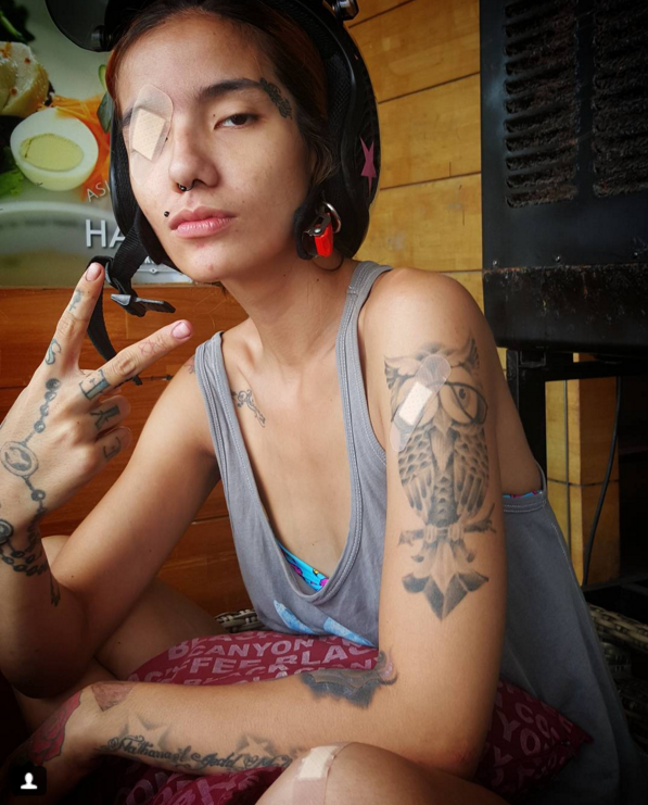 Kurus dan Penuh Tato, Ini Kondisi Sheila Marcia Sekarang