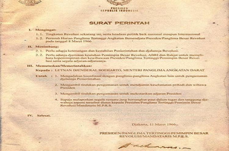 Supersemar, Alat Kudeta Halus Soeharto terhadap Sukarno?