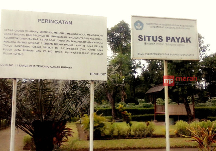 Situs Payak, Wisata Bersejarah di Yogyakarta