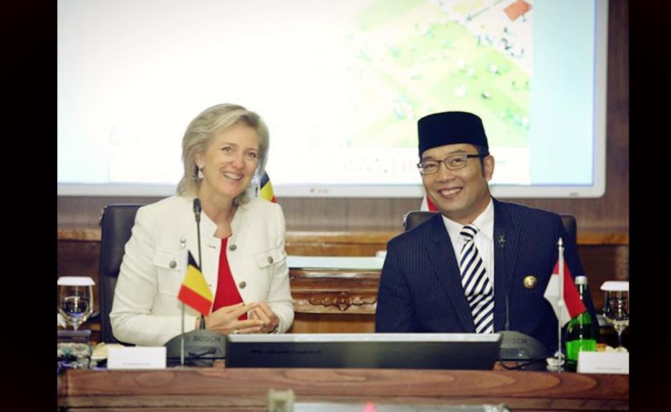 Antara Ridwan Kamil dan Putri Belgia
