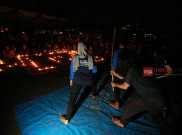 Kemeriahan Earth Hour di Kota Tangerang
