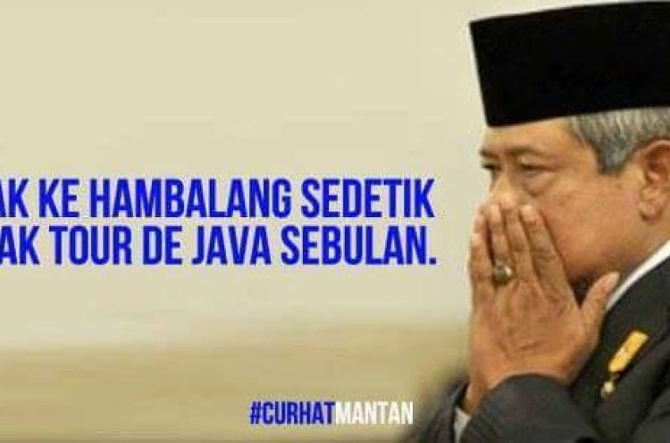 Menohok, Meme SBY Tour De Java Vs Jokowi Blusukan di Hambalang