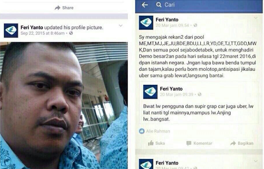 Sopir Blue Bird Pembawa Parang Jadi Tersangka Demo Angkutan Umum