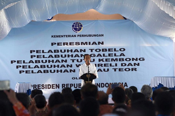 Resmikan 5 Pelabuhan di Indonesia Timur, Presiden Jokowi Galang Konektivitas