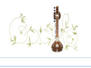 Penghormatan Google Doodle untuk Pandit Ravi Shankar 