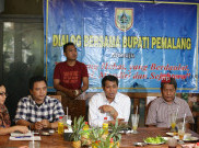 Bupati Pemalang Gelar Dialog Bersama Awak Media