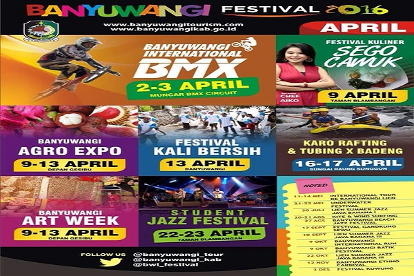 Ini Agenda Banyuwangi Festival 2016