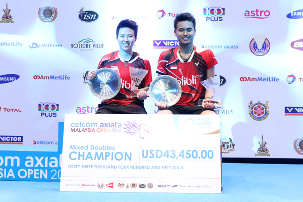 Tontowi/Liliyana Juara Malaysia Open 2016